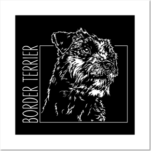 Funny Proud Border Terrier dog portrait gift Posters and Art